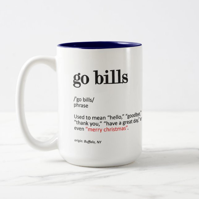 Go Bills Encyclopédie Entrée - Mug (Gauche)