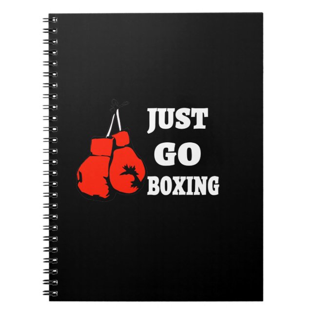 Go Boxing | Die besten Boxgeschenke für ihn Notizblock (Vorderseite)