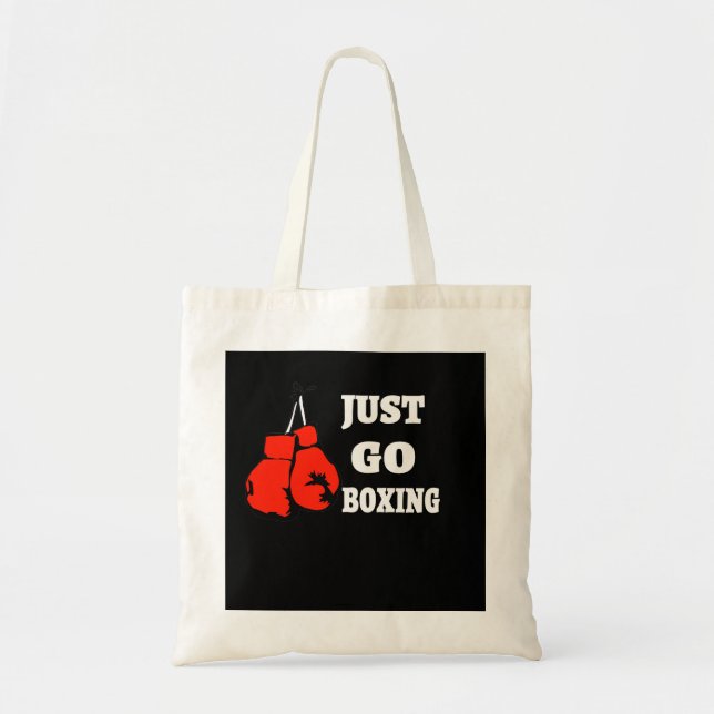 Go Boxing | Die besten Boxgeschenke für ihn Tragetasche (Vorne)