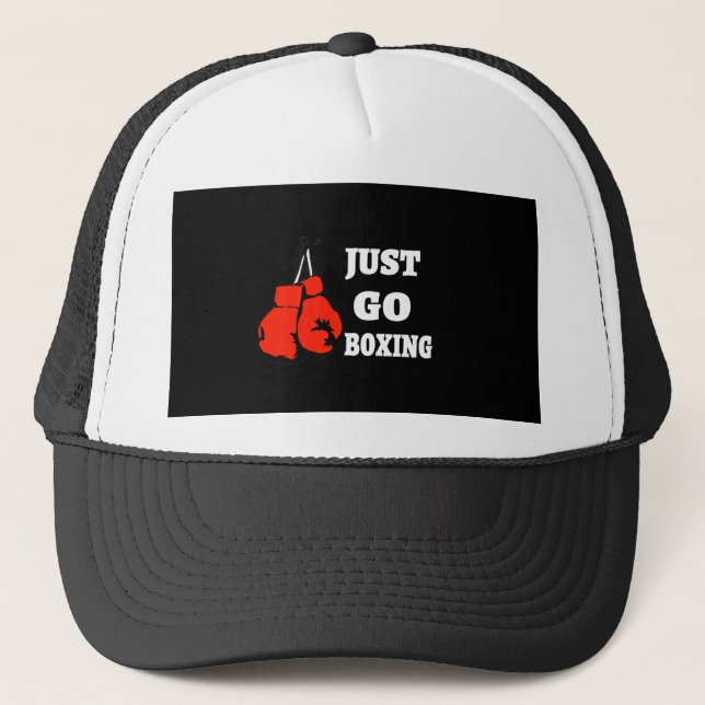 Go Boxing | Die besten Boxgeschenke für ihn Truckerkappe (Vorderseite)