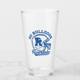 Go Bulldogs Football Helmet Icon Glas