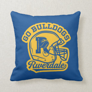 Go Bulldogs Football Helmet Icon Kissen