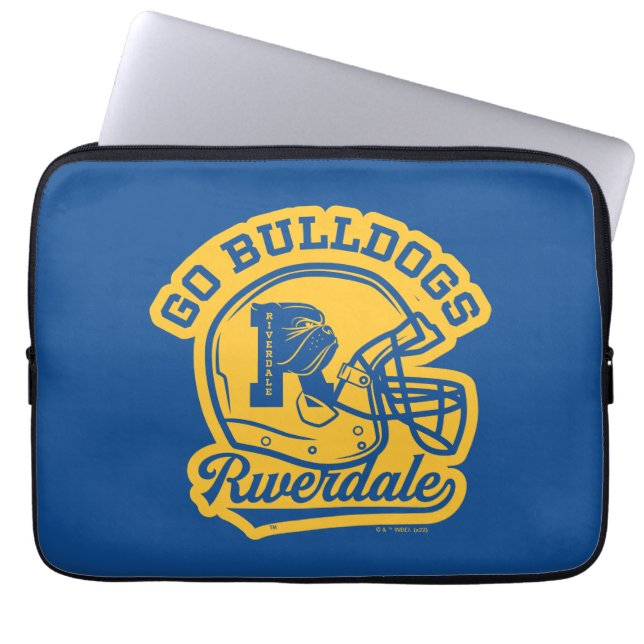 Go Bulldogs Football Helmet Icon Laptopschutzhülle (Vorderseite)