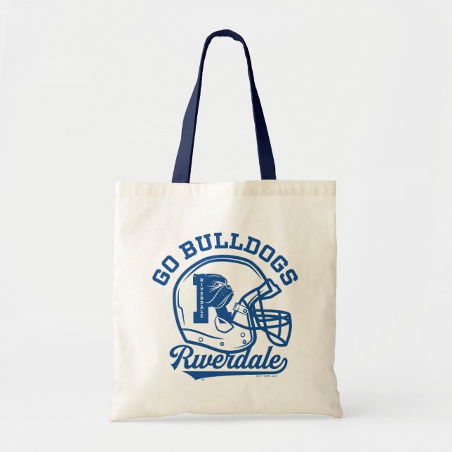 Go Bulldogs Football Helmet Icon Tragetasche (Vorne)
