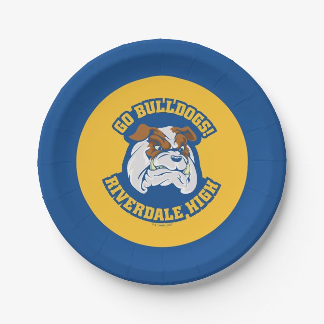 Go Bulldogs - Riverdale High Pappteller (Vorderseite)