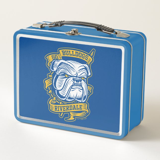 Go Bulldogs - Riverdale Mascot Banner Metall Brotdose (Vorderseite)