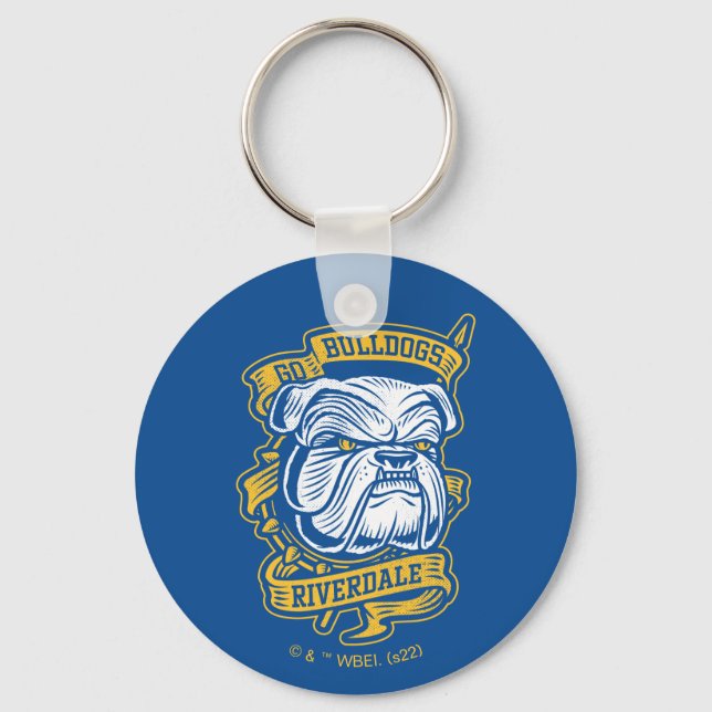 Go Bulldogs - Riverdale Mascot Banner Schlüsselanhänger (Vorderseite)