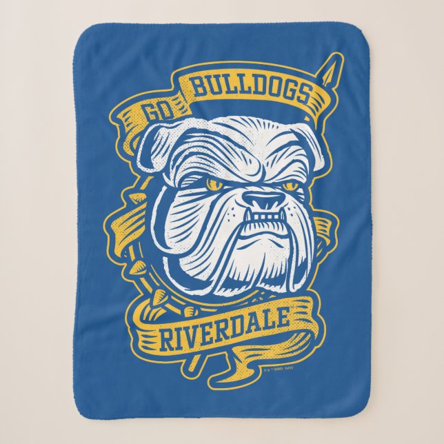 Go Bulldogs - Riverdale Mascot Banner Sherpadecke (Vorderseite)