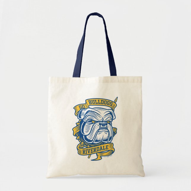 Go Bulldogs - Riverdale Mascot Banner Tragetasche (Vorne)