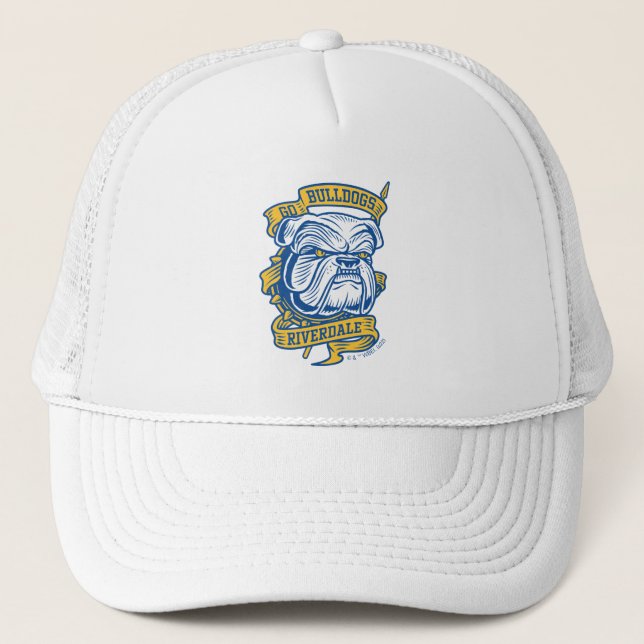 Go Bulldogs - Riverdale Mascot Banner Truckerkappe (Vorderseite)