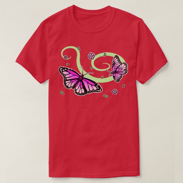 Go Butterfly T-Shirt (Design vorne)