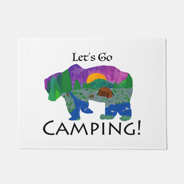 Go-Camping lassend Fußmatte (Vorderseite)