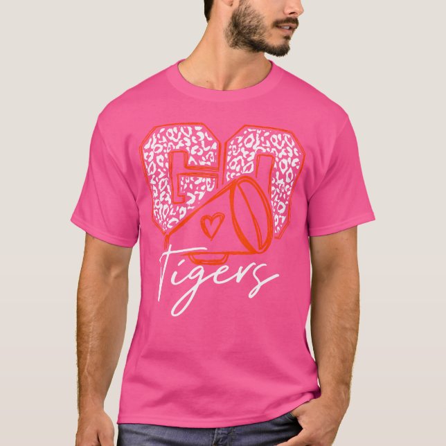 Go Cheer Tigers Football T-Shirt (Vorderseite)
