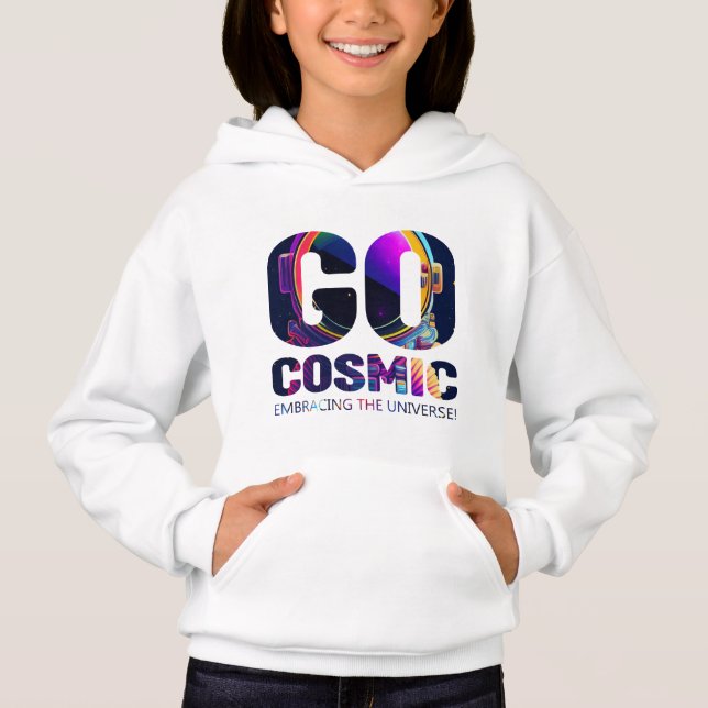 Go Cosmic Kids Hoodie (Vorderseite)