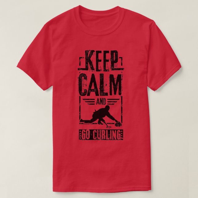 Go Curling T-Shirt (Design vorne)