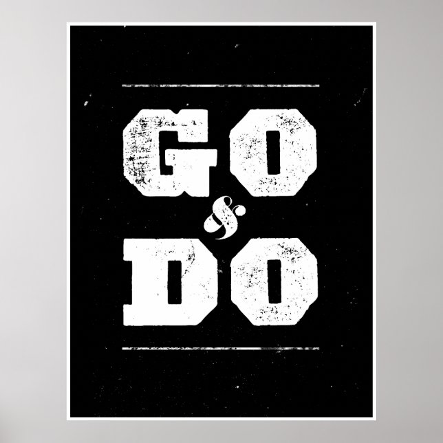Go & Do Poster (Vorne)