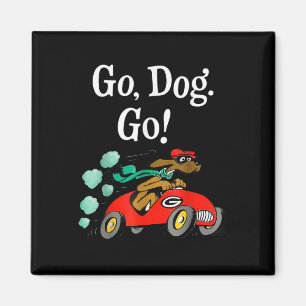Go Dog Go Kostüm Magnet