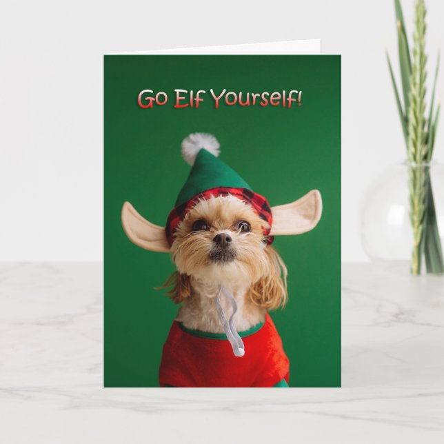 Go Elf selbst Karte (Vorderseite)