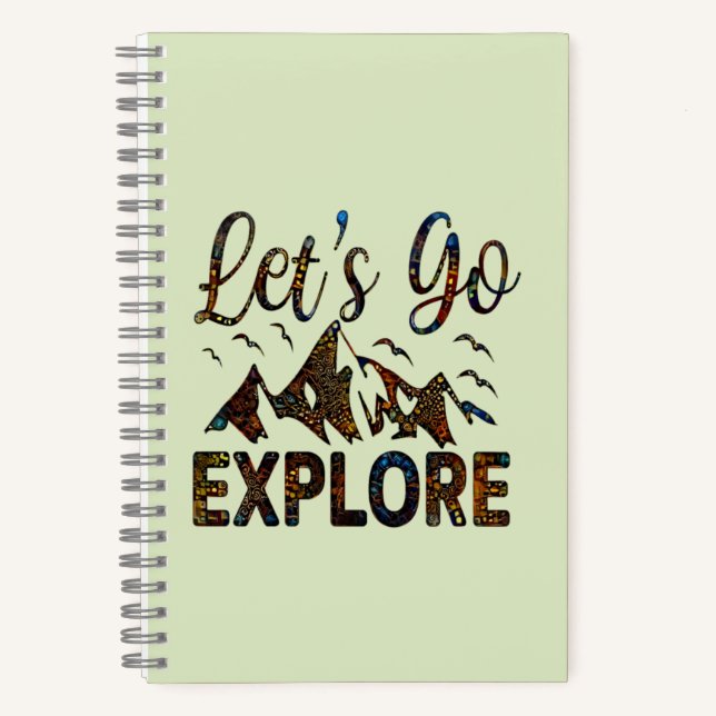 Go-Erkundung, Reisekostenvoranschlag-Notebook für  Notizbuch (Vorderseite)