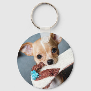 Go Fetch Chihuahua Schlüsselanhänger