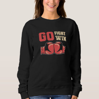 Go Fight Win Boxer oder Athlete Premium Sweatshirt