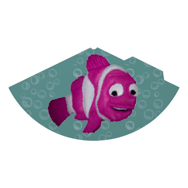 Go Fish (rosa) Partyhütchen (Vorderseite)