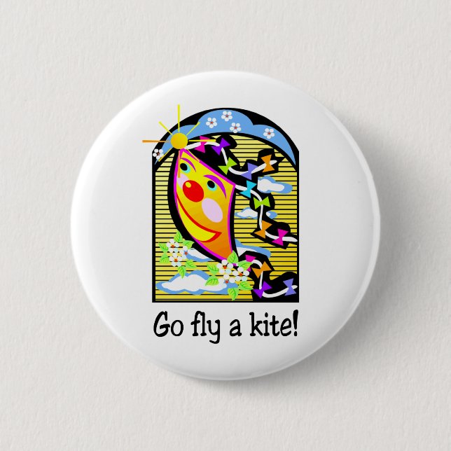Go Fly a Kite 3 Button (Vorderseite)