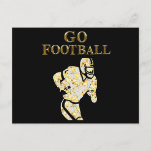 GO FOOTBALL POSTKARTE