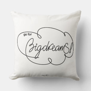 Go for BIG DREAMS - Bold Cloud S Kissen