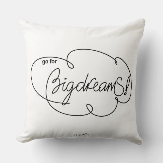 Go for BIG DREAMS - Bold Cloud S Kissen
