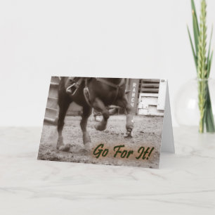 GO for It Graduation/New Job Greeting Card Karte