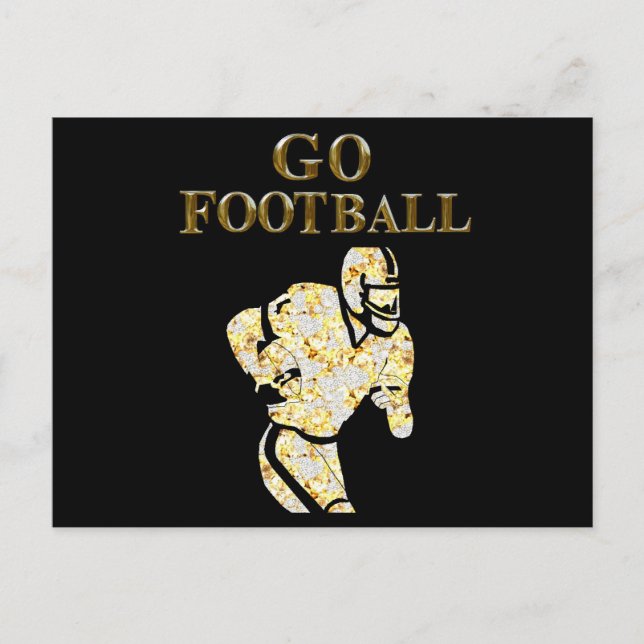 GO FUSSBALL POSTKARTE (Vorderseite)