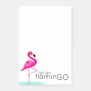 Go gehen flaminGO rosa Flamingo Post es Notizen