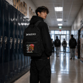 Go Get Em Tiger | Japanese Tiger Motivational Gift Bedruckter Rucksack