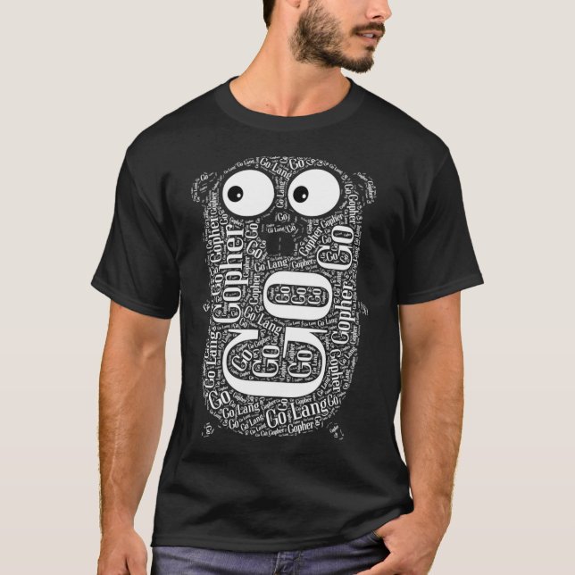 Go Golang Gopher Programmation T-Shirt Classique (Devant)