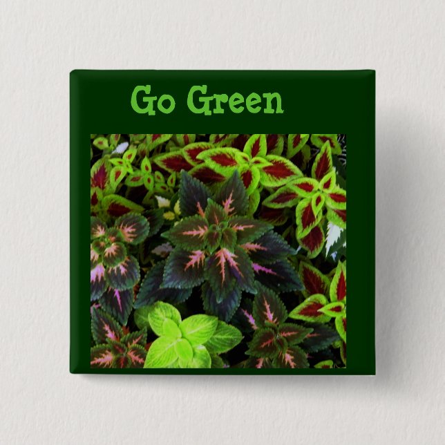 Go Green_ Button (Vorderseite)