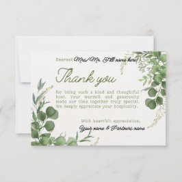 Go Green Dankeskarte