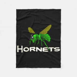 Go Green Hornets Footbyll Bysebyll Bysketbyll Chef Fleecedecke