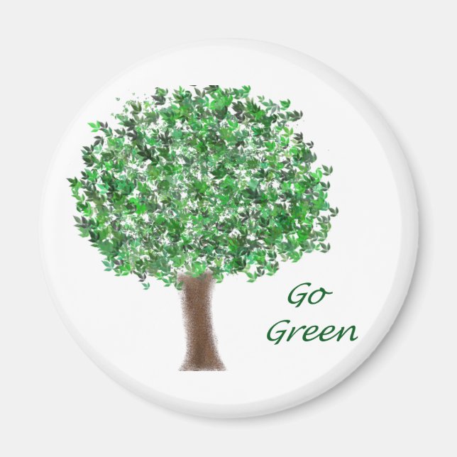 Go Green Magnet (Vorne)