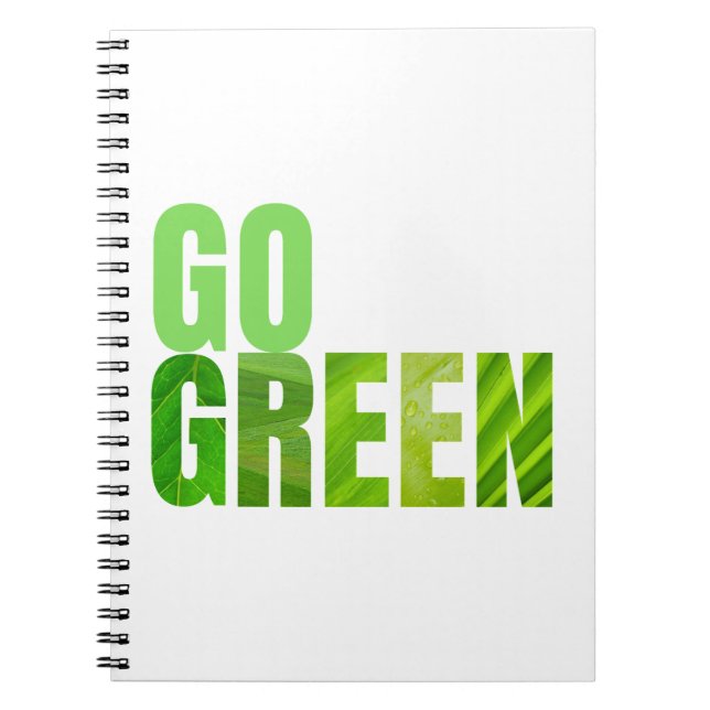 Go Green Notizblock (Vorderseite)