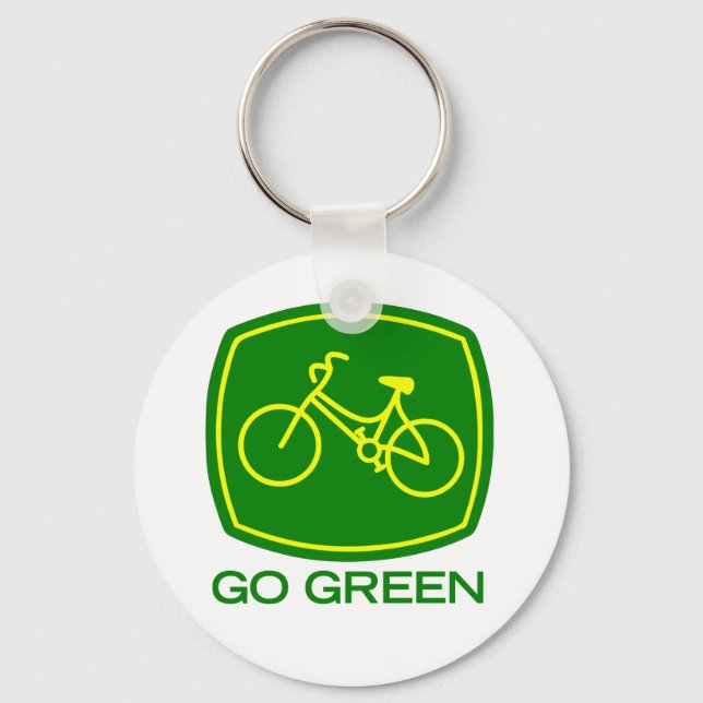 Go Green Schlüsselanhänger (Vorderseite)