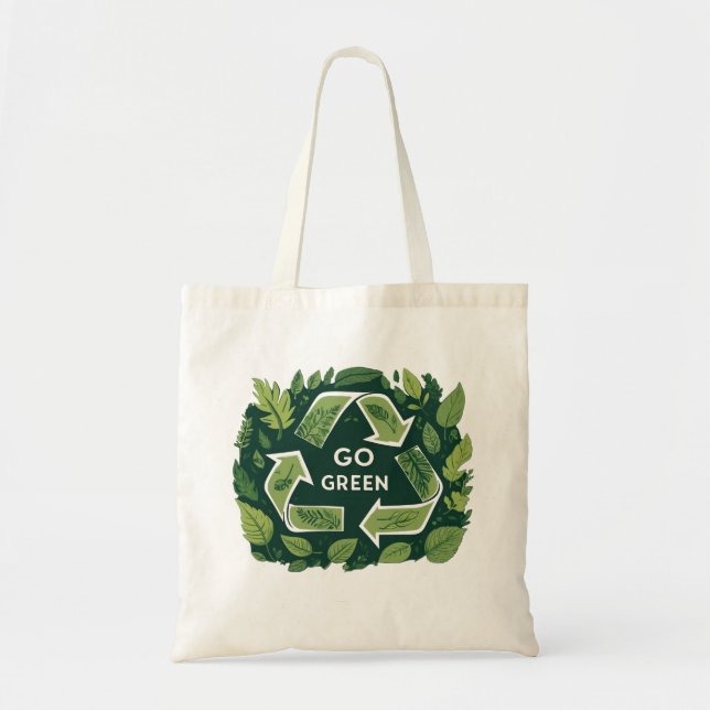 Go Green Tragetasche (Vorne)