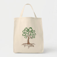 Go Green Wiederverwendbare Lebensmitteltasche