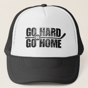 Go Hard oder Go Home (Hockey) Trucker-Mütze Truckerkappe