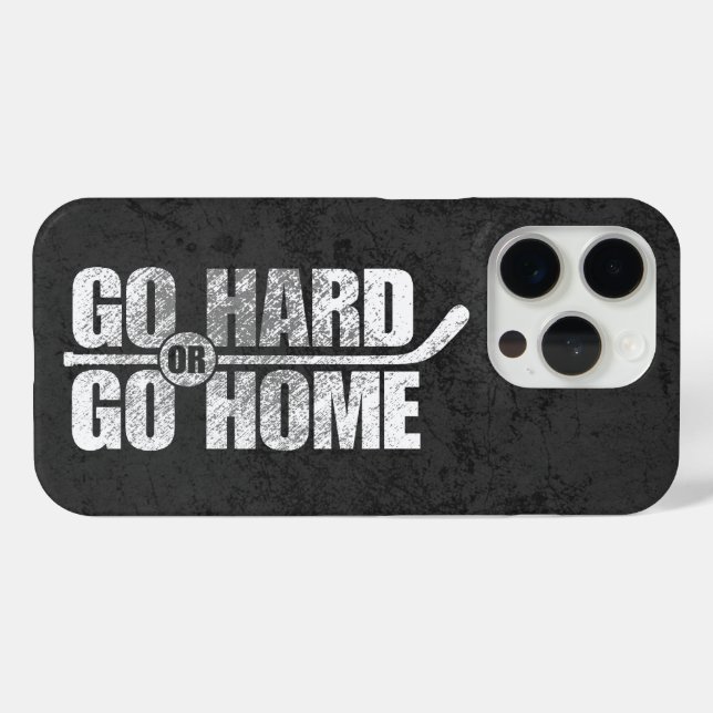 Go Hard oder Go Zuhause (Hockey) Case-Mate iPhone Hülle (Rückseite (Horizontal))