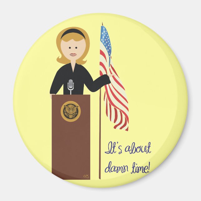 Go Hillary Magnet (Devant)