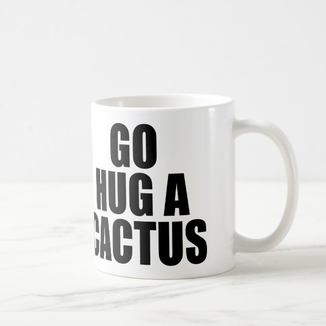 GO HUG A CACTUS KAFFEETASSE (Rechts)
