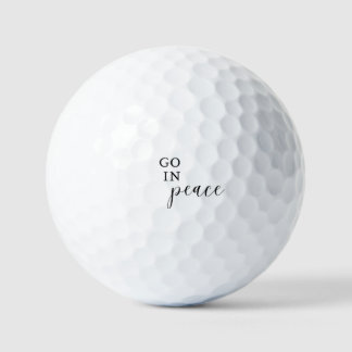 Go in Peace Golf Balls Golfball