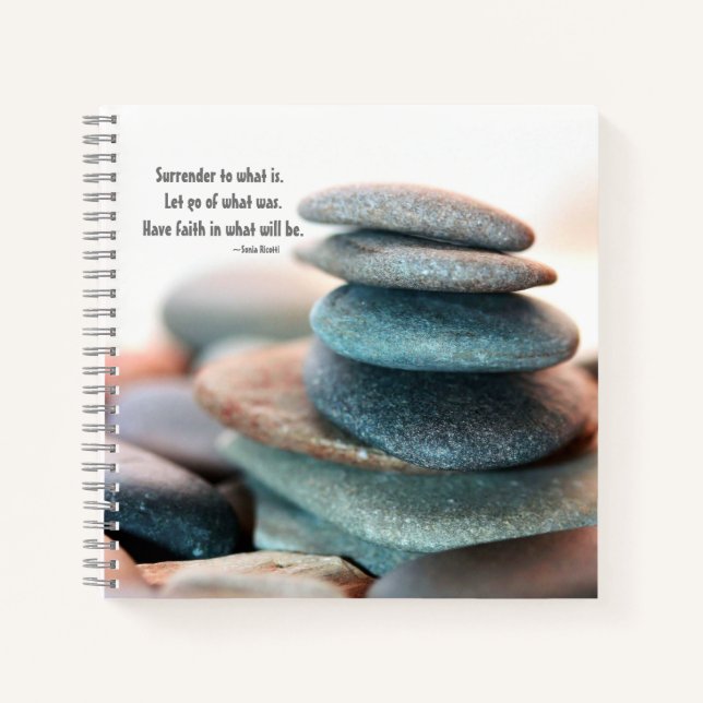 Go-Journal-Notebook gelassen Notizbuch (Vorderseite)