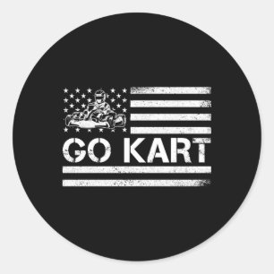 Go K Racing King Go K Racer Runder Aufkleber